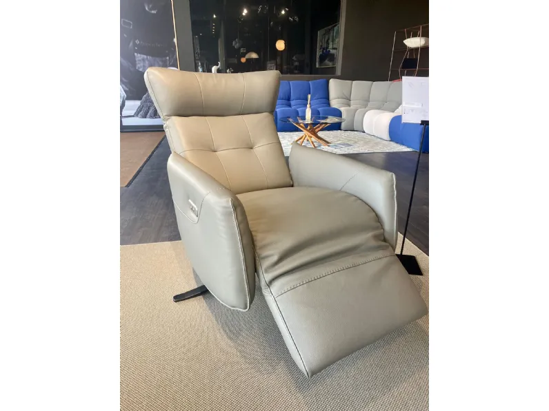 Poltrona relax in Pelle Agon Franco ferri in offerta