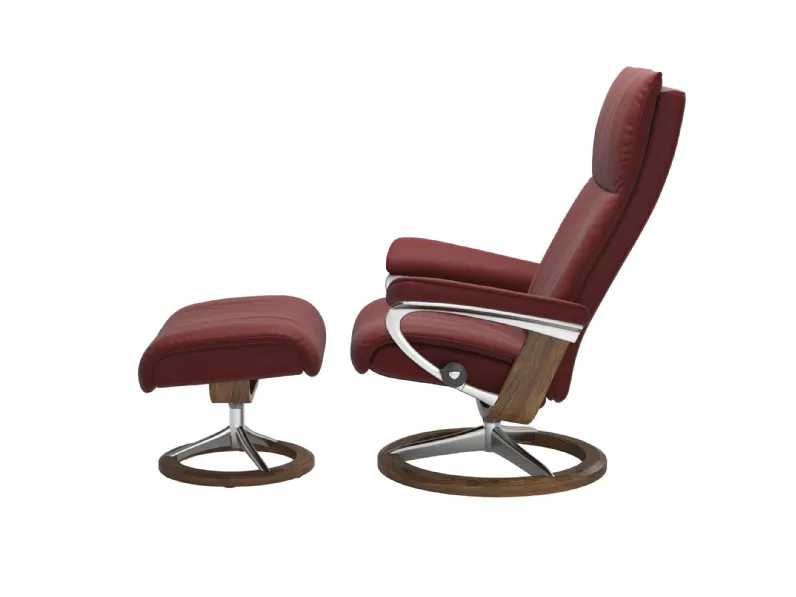 Poltrona relax in Pelle Aura signature stressless Ekornes in offerta