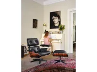 Poltrona relax Con poggiapiedi Lounge chair & ottoman Collezione esclusiva a prezzo Outlet