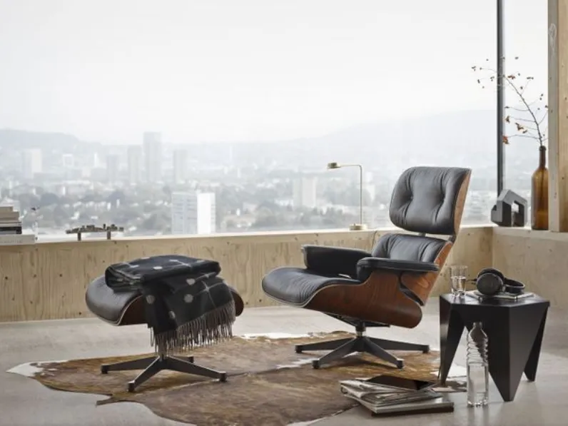 Poltrona relax Con poggiapiedi Lounge chair & ottoman Collezione esclusiva a prezzo Outlet