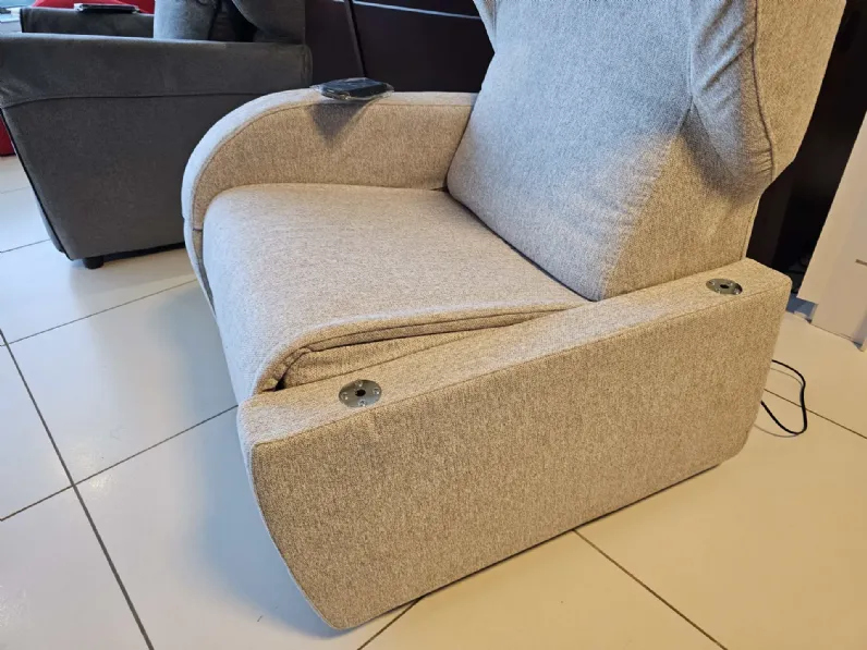 Poltrona relax in Tessuto Anna plus Vitarelax in Offerta Outlet