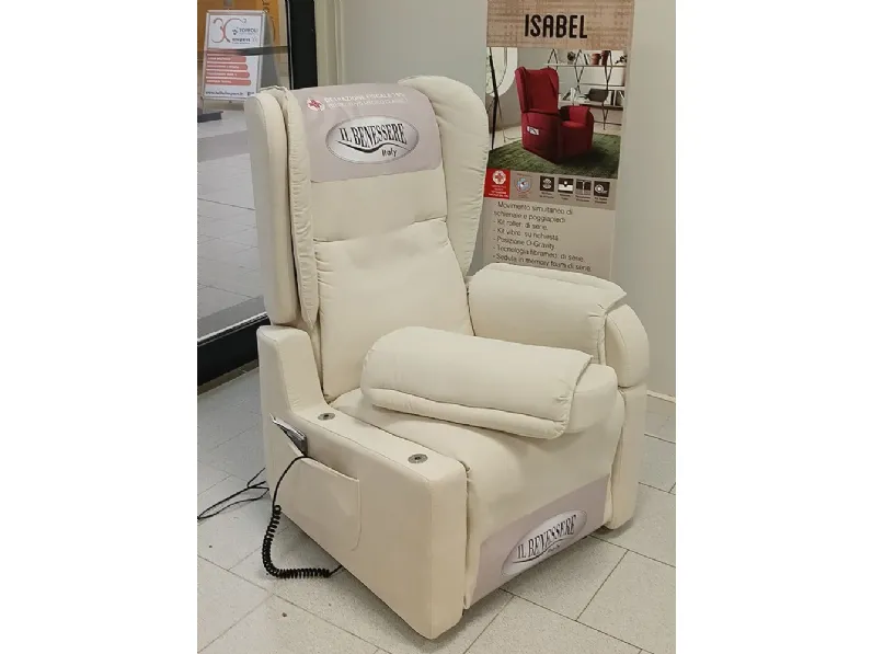 Poltrona Relax Isabel: benessere a prezzo Outlet! Movimento relax Fibramed.