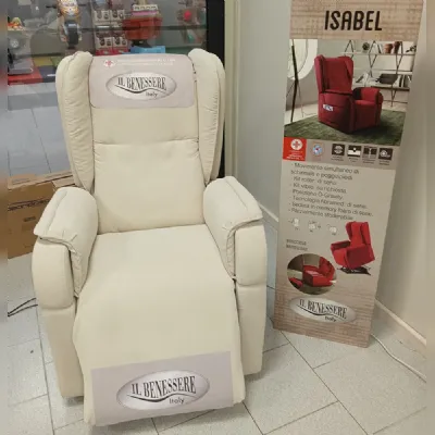 Poltrona Relax Isabel: benessere a prezzo Outlet! Movimento relax Fibramed.