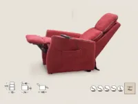 Poltrona Siriacon movimento relax a marchio Il benessere con uno sconto imperdibile