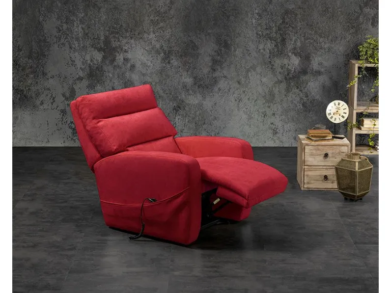 Poltrona Poltrona-relax mod.mollacon movimento relax a marchio Exc con uno sconto speciale