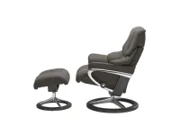 Poltrona relax in Pelle Reno Stressless in offerta