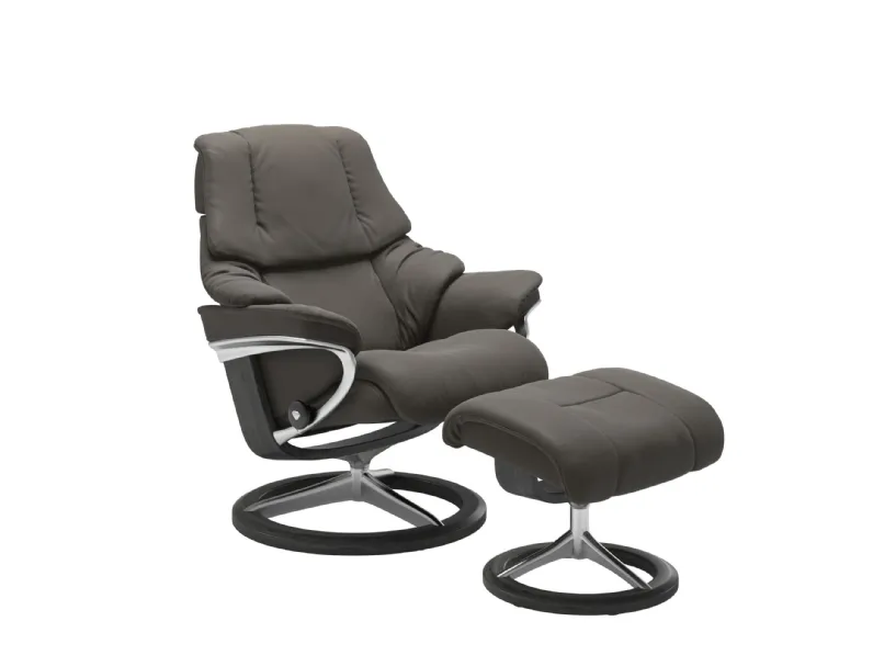 Poltrona relax in Pelle Reno Stressless in offerta