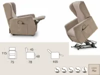 Poltrona relax modello Vienna a marchio Il benessere in offerta