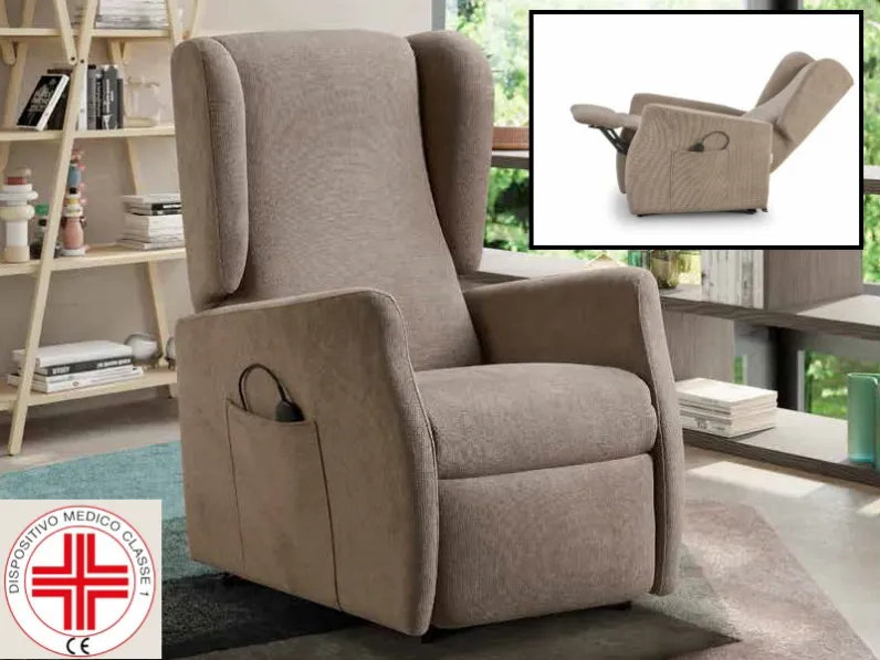 Poltrona relax Con movimento relax Vienna Il benessere in Offerta Outlet