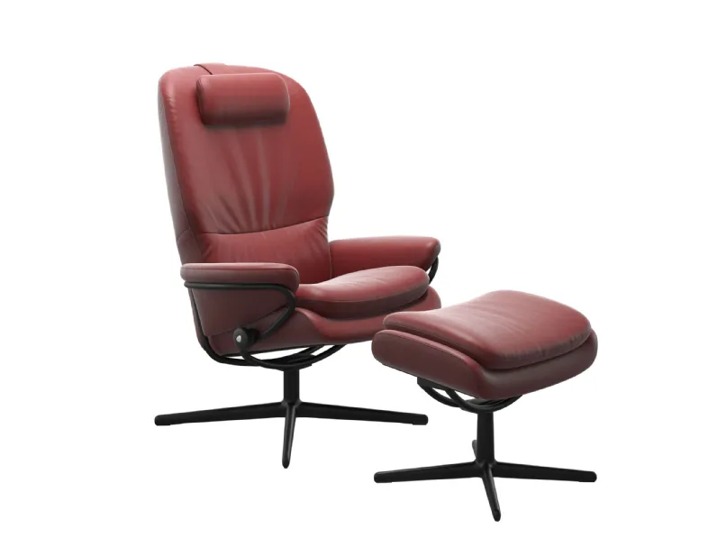 Poltrona Rome crosscon movimento relax a marchio Stressless con uno sconto esclusivo