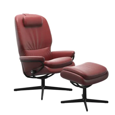 Poltrona Rome crosscon movimento relax a marchio Stressless con uno sconto esclusivo