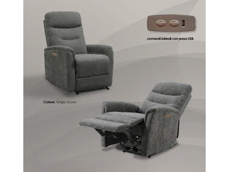 Poltrone relax Collezione esclusiva ACHILLE PLUS