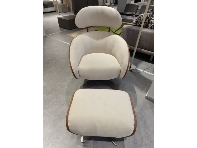 Poltrona in Tessuto Coconut Egoitaliano a prezzo Outlet