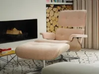 Poltrona con poggiapiedi Long chair Collezione esclusiva a prezzo Outlet  approfittane ora!