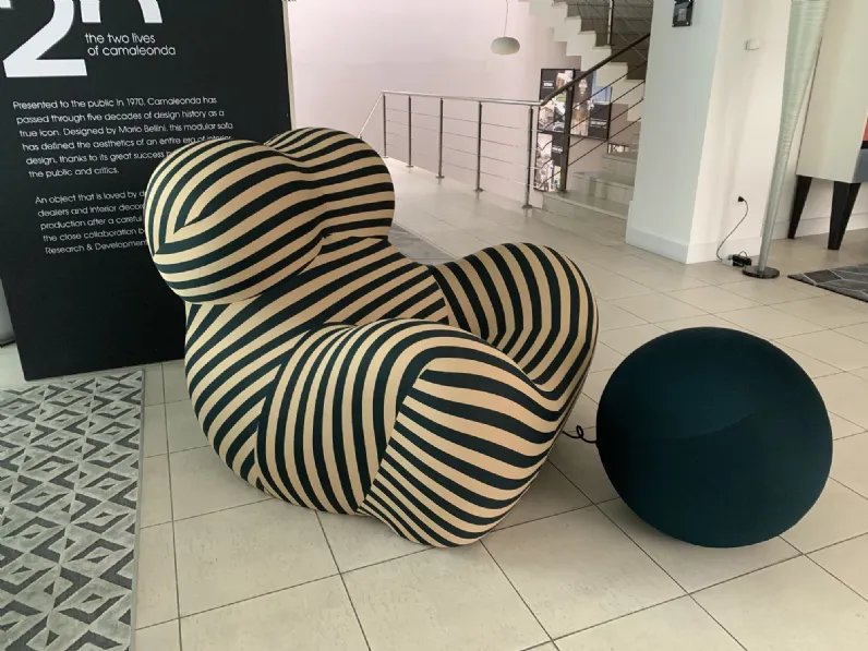 Poltrona con poggiapiedi Up 50 B&b italia in Offerta Outlet 