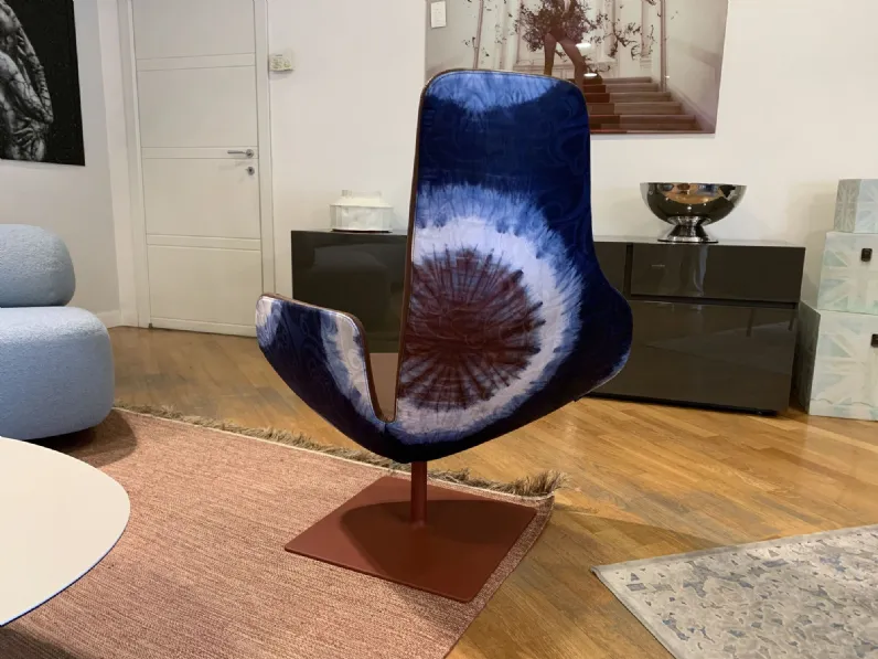 Poltrona Fjord Moroso in Pelle SCONTATA