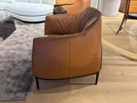 Poltrona con seduta fissa Archibald Poltrona frau in Offerta Outlet  approfittane ora!