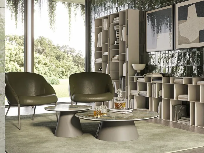 Poltrona con seduta fissa Camilla lounge Cattelan italia in Offerta Outlet 