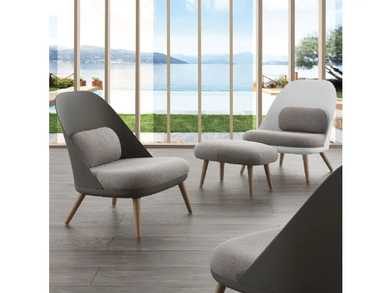 Poltrona in stile design Candy 394 * La seggiola in Offerta Outlet
