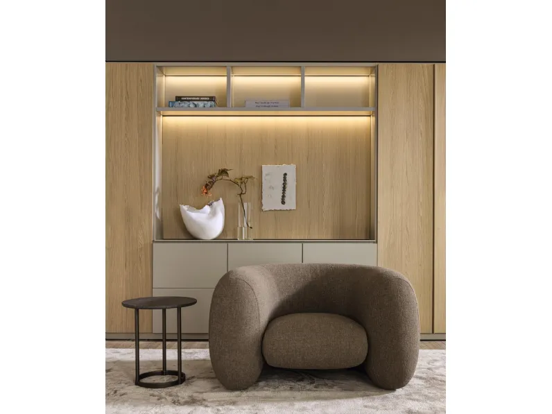 Poltrona con seduta fissa Cinnamon Molteni & c in Offerta Outlet 