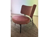 Poltrona con seduta fissa Coco Calligaris a prezzo scontato 