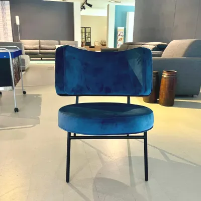 Poltrona con seduta fissa Coco Calligaris in Offerta Outlet 