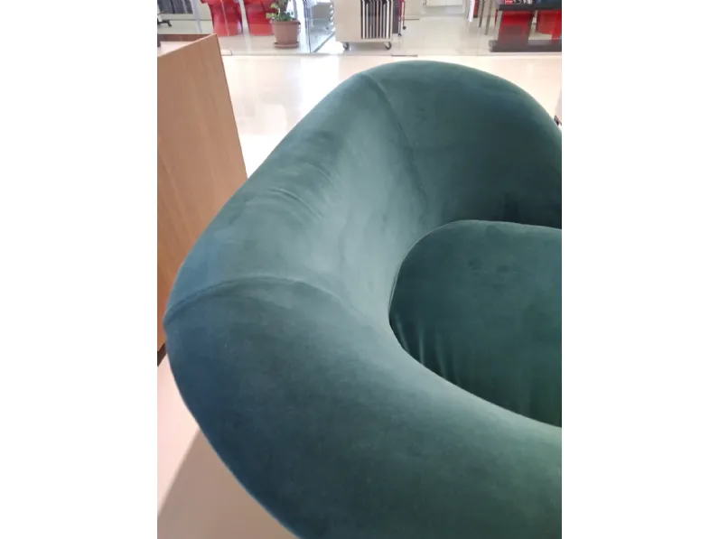 Poltrona con seduta fissa D.154.2 gio ponti Molteni & c in Offerta Outlet 