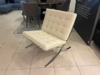 Poltrona con seduta fissa E/24/pa Sigerico a prezzo Outlet 
