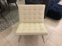 Poltrona con seduta fissa E/24/pa Sigerico a prezzo Outlet 
