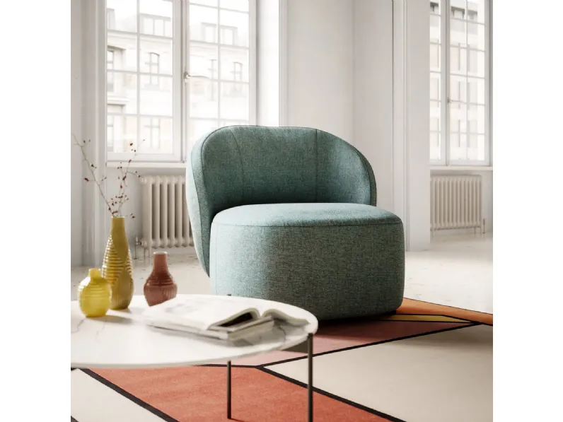 Poltrona con seduta fissa Guest Liu jo living in Offerta Outlet 