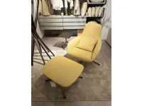 Poltrona con seduta fissa Kent  Zanotta a prezzo Outlet 