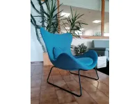 Poltrona con seduta fissa Lazy Calligaris in Offerta Outlet 