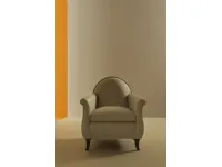 Poltrona con seduta fissa Lyra Poltrona frau a prezzo scontato 