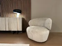 Poltrona con seduta fissa Mara Calligaris a prezzo scontato 