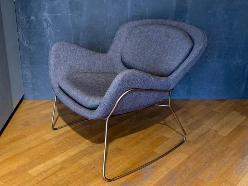 Poltrona Meghan Riflessi: seduta fissa, architetto Outlet.