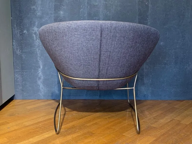 Poltrona Meghan Riflessi: seduta fissa, architetto Outlet.