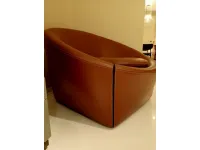 Poltrona con seduta fissa Minotti capri pelle Minotti in Offerta Outlet 