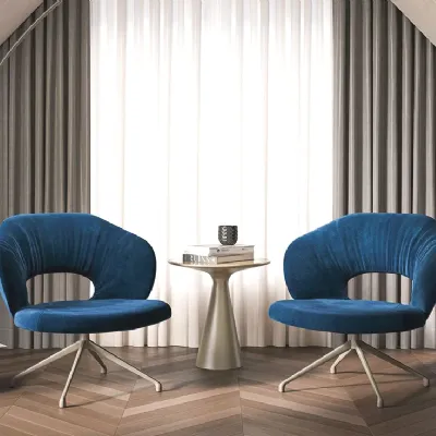 Poltrona con seduta fissa Miranda lounge Cattelan italia in Offerta Outlet 