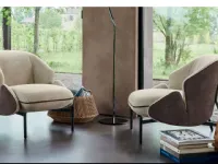 Poltrona con seduta fissa Mod rica Twils a prezzo scontato 