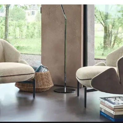 Poltrona con seduta fissa Mod rica Twils a prezzo scontato 