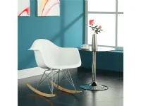 Poltrona con seduta fissa Poltrona eames in plastica rar vitra  Molteni & c in Offerta Outlet 