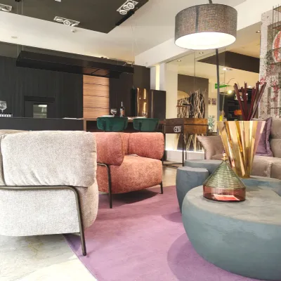 Poltrona con seduta fissa Quadrotta cs3409 1300mto Calligaris in Offerta Outlet 