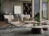 Poltrona con seduta fissa  rhonda lounge Cattelan italia in Offerta Outlet 