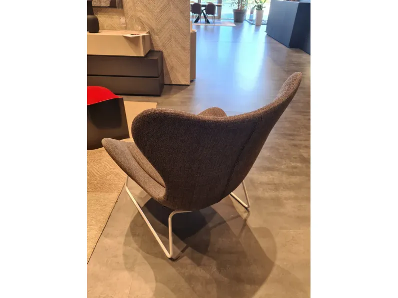 Poltrona con seduta fissa Sa 111 poltrona lazy Calligaris in Offerta Outlet 