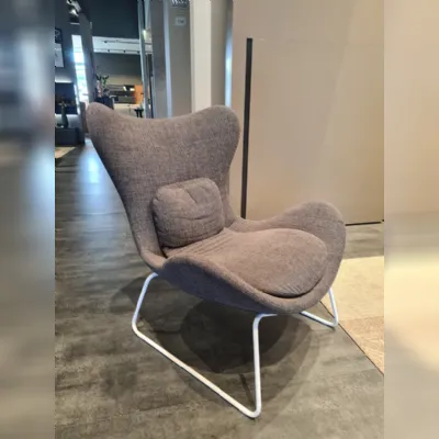 Poltrona con seduta fissa Sa 111 poltrona lazy Calligaris in Offerta Outlet 