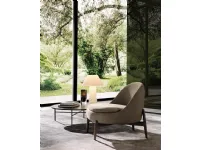 Poltrona con seduta fissa Sendai Minotti a prezzo scontato 