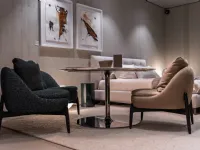 Poltrona con seduta fissa Sendai Minotti a prezzo scontato 