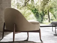 Poltrona con seduta fissa Sendai Minotti a prezzo scontato 