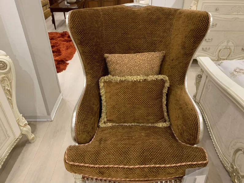 Poltrona con seduta fissa Valeria Collezione esclusiva in Offerta Outlet 