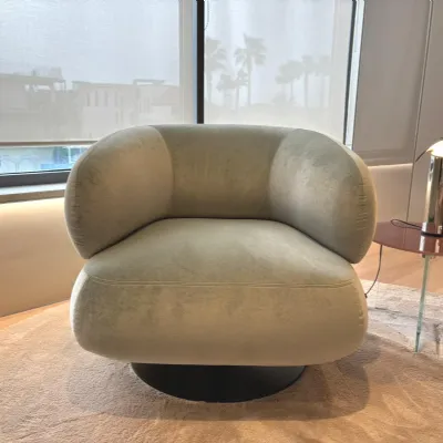 Poltrona con seduta fissa Zeppelin Lago a prezzo Outlet 